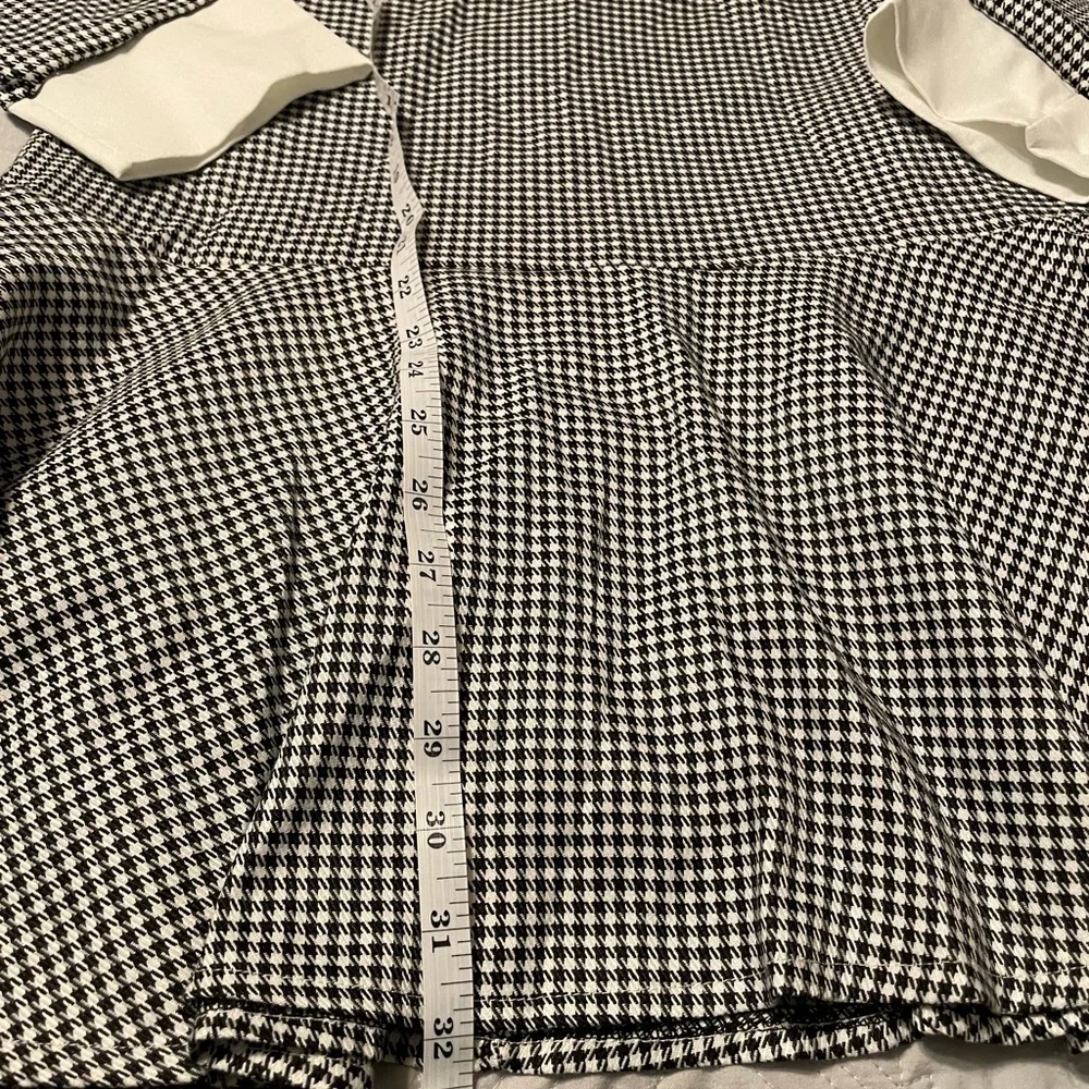 Chic Black and White Gingham Kids Dress - Picture 8 of 8